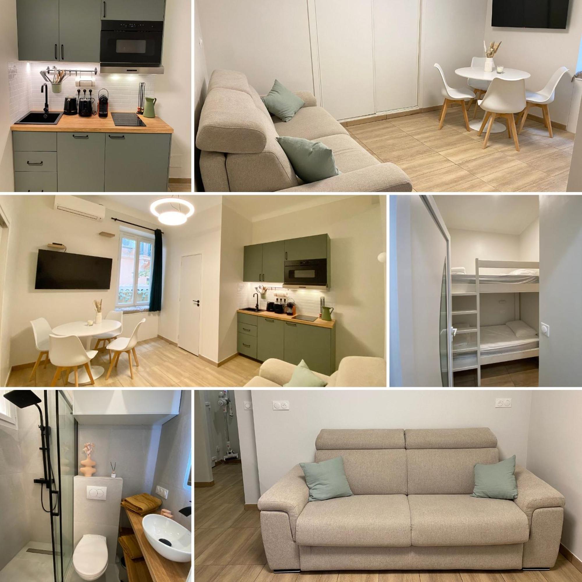 קאפ ד'איי Appartements Neuf - Frontiere De Monaco - Clim - Wifi מראה חיצוני תמונה