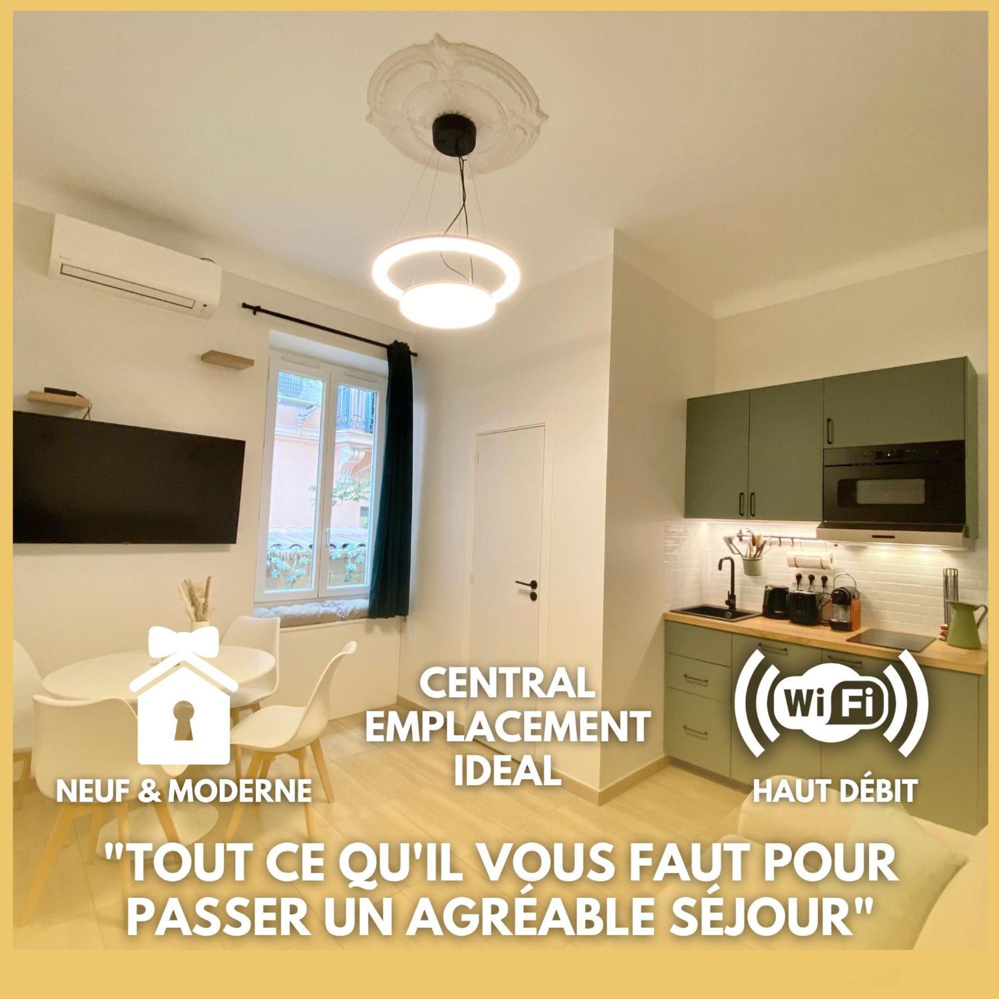 קאפ ד'איי Appartements Neuf - Frontiere De Monaco - Clim - Wifi מראה חיצוני תמונה